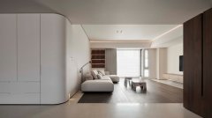 115平现代轻奢：曲线木调，小细节装出大高级